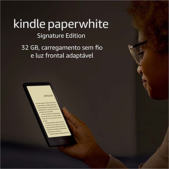 Leitor eBook Amazon Kindle Paperwhite Signature Edition 6,8" 32GB 2021 - Preto