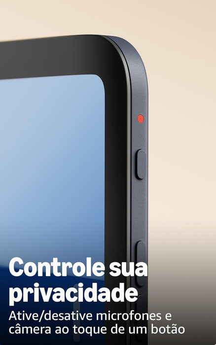 O Amazon Echo Show 8 (última geração) combina desempenho avançado, design refinado e inteligência ambiental num ecrã HD de 8,7", agora com 15% mais área de visualização.