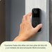 Campainha Inteligente Blink Video Doorbell 2025 com Módulo de sincronização permite ver quem está à sua porta através do seu smartphone com uma definição HD 1080p.