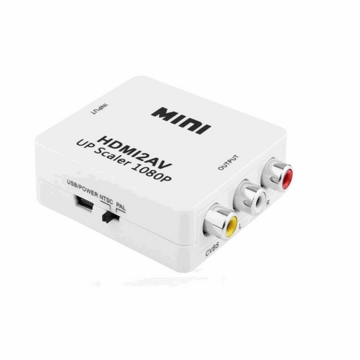 Conversor HDMI para RCA/AV 1080p - Branco  Acessórios TV