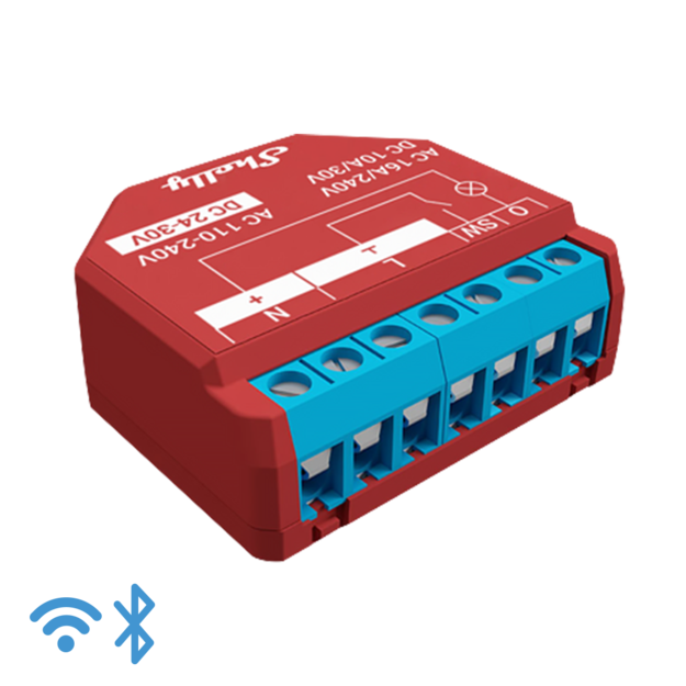 Com o Shelly Plus 1PM pode controlar e medir o consumo de energia de uma ampla gama de eletrodomésticos e equipamentos de escritório (luzes, tomadas, sistemas de segurança, radiadores de aquecimento, ar condicionado, etc.) de qualquer lugar por WiFi.