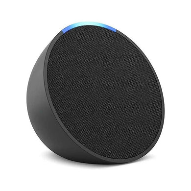 A Echo Pop é uma coluna inteligente controlada por voz com a assistente virtual Alexa compatível com lâmpadas, fechaduras, sensores, tomadas e interruptores inteligentes.