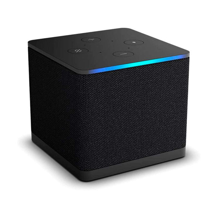 Amazon Fire TV Cube Ultra HD 4K 16 GB 2022, 2GB RAM e 16GB ROM, Dolby Atmos e Bluetooth 5.2. Assistente virtual Amazon Alexa e o processador Octacore mais rápido de sempre.