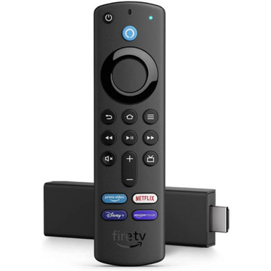 Amazon Fire TV Stick 4K 2021 com 1,5GB RAM, 8GB ROM, Bluetooth 5.0, Dolby Vision,  processador quadcore 1,8 GHz e assistente virtual Amazon Alexa via comando de voz.