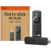 Amazon Fire TV Stick 4K Plus tem 2GB RAM, 8GB ROM, HDR10+, Wi-Fi 6, Bluetooth 5.2. Melhora a experiência de streaming com a resolução 4K e processador Quadcore de 1,7 GHz.