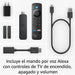 Amazon Fire TV Stick 4K Plus tem 2GB RAM, 8GB ROM, HDR10+, Wi-Fi 6, Bluetooth 5.2. Melhora a experiência de streaming com a resolução 4K e processador Quadcore de 1,7 GHz.