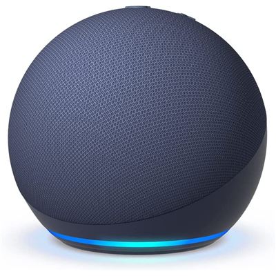 Com a Echo Dot 5 ouves músicas, estações de rádio, podcasts, notícias, a previsão do tempo e ainda controlas lâmpadas, tomadas, interruptores, entre outros.