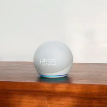 Carregar imagem no visualizador da galeria, A Echo Dot é uma coluna inteligente controlada por voz com a assistente virtual Alexa compatível com lâmpadas, fechaduras, sensores, tomadas e interruptores inteligentes.
