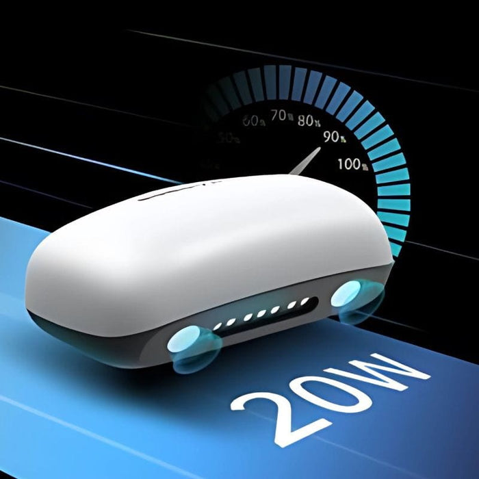 BOBOVR B100 é uma bateria de substituição com alta capacidade e carga rápida projetada para os Meta Quest 3 e Meta Quest 3S. Melhoram a gestão térmica e incluem indicadores LED para verificar o nível de carga.