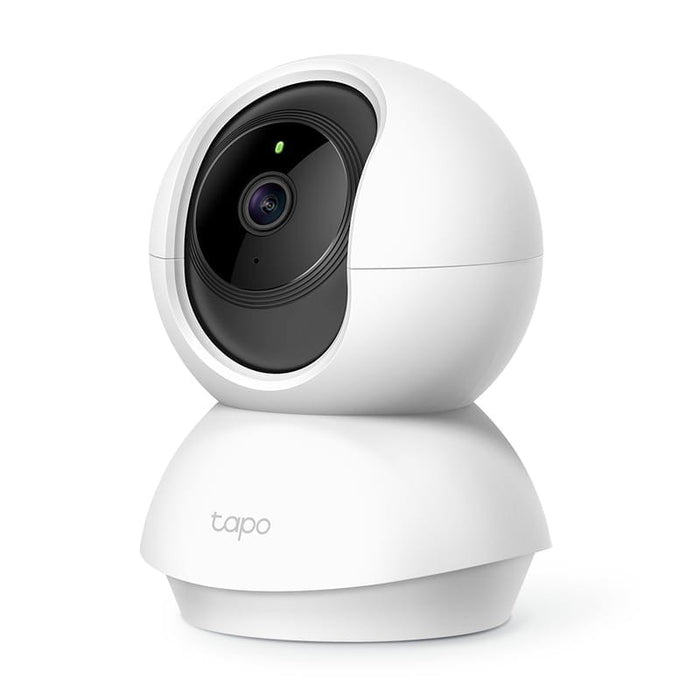 Câmera De Vigilância TP-Link Tapo C200 IP 360º WiFi. Visão noturna. Qualidade do vídeo: 1080p (1920x1080 px) FullHD. Detecção de movimento. Envio de notificações. Controle por voz (Google Assistant e Amazon Alexa).