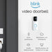 Campainha Inteligente Blink Video Doorbell + Sync Module 2. Onde quer que esteja, veja quem está à sua porta através do seu smartphone com uma definição HD 1080p de dia e infravermelhos de noite e com áudio bidirecional. Desfrute de até dois anos de duração da bateria.