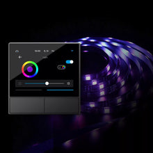 Load image into Gallery viewer, NSPanel é um ecrã multifuncional com 2 botões físicos que permite controlar produtos casa inteligente tais como luzes, aquecedores, ar condicionados, cortinas, portas, janelas e vários aparelhos elétricos em sua casa.
