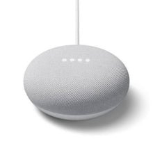Cargar imagen en el visor de la galería, Assistente Google Nest Mini que permite criar rotinas, definir alarmes e temporizadores. Tal como controlar lâmpadas, tomadas, interruptores e sensores inteligentes.
