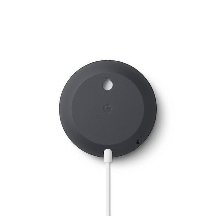 Assistente Google Nest Mini que permite criar rotinas, definir alarmes e temporizadores. Tal como controlar lâmpadas, tomadas, interruptores e sensores inteligentes.