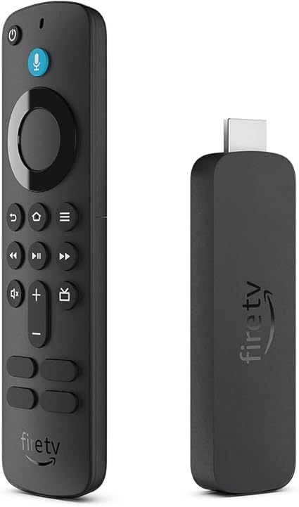 Amazon Fire TV Stick 4K 2024 tem 2GB RAM, 8GB ROM, HDR10+, Wi-Fi 6, Bluetooth 5.2. Melhora a experiência de streaming com a resolução 4K e processador Quadcore de 1,7 GHz.