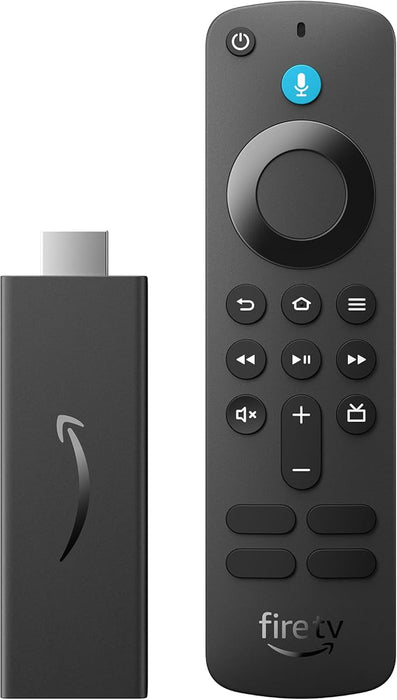 Amazon Fire TV Stick Full HD 2024 WiFi tem 1GB RAM, 8GB ROM, HDR10+, Wi-Fi 5, Bluetooth 5.2. Melhora a experiência de streaming com a resolução Full HD e processador Quadcore de 1,7 GHz.