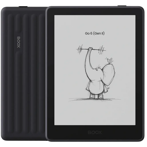 O Boox é um e-reader com ecrã de tinta eletrónica (E Ink), sistema operativo Android com acesso à Google Play Store, permitindo instalar apps como Kindle, Kobo, etc.