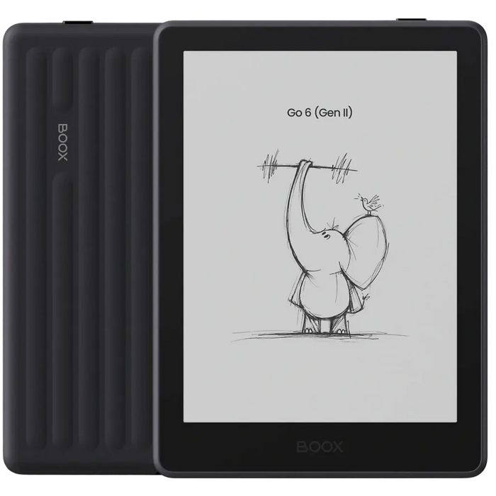 O Boox é um e-reader com ecrã de tinta eletrónica (E Ink), sistema operativo Android com acesso à Google Play Store, permitindo instalar apps como Kindle, Kobo, etc.