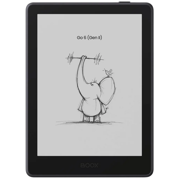 O Boox é um e-reader com ecrã de tinta eletrónica (E Ink), sistema operativo Android com acesso à Google Play Store, permitindo instalar apps como Kindle, Kobo, etc.
