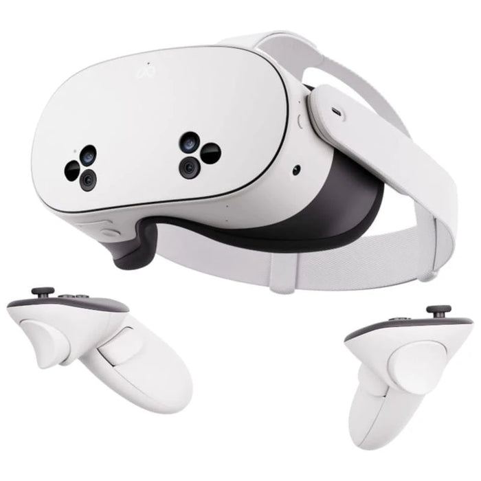 Desfrute dos Óculos de Realidade Virtual Meta Quest 3S e os seus mais de 500 empolgantes jogos/aplicações imersivos. Processador Qualcomm Snapdragon XR2 Gen 2, 8GB de RAM e 256GB de ROM.