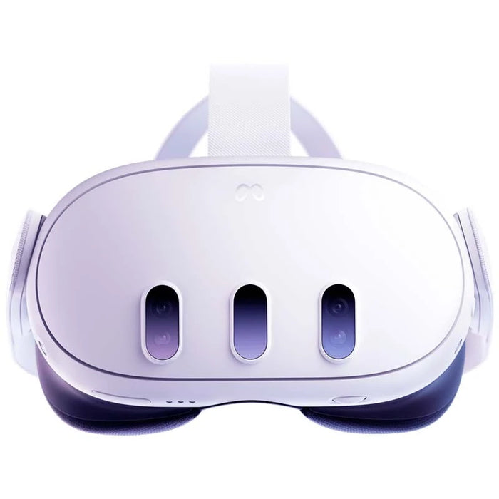 Os Meta Quest 3 são os óculos de realidade virtual mais avançados do momento. Com o dobro do processamento, mais 30% no desempenho gráfico e mais de 500 empolgantes jogos/aplicações imersivos.