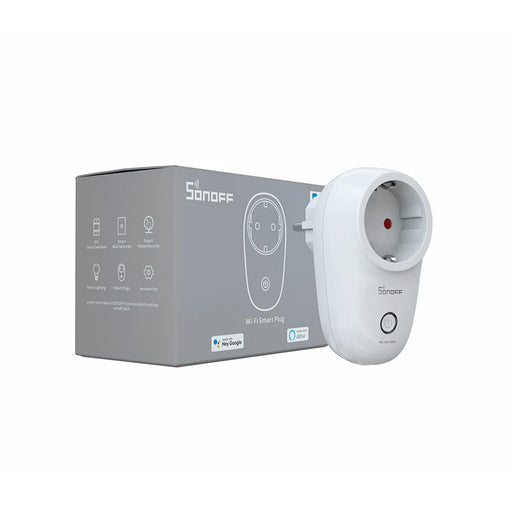 Sonoff S26 Zigbee é uma tomada inteligente que permite ligar / desligar qualquer dispositivo através da App eWelink, assistente Alexa e Google ou pressionando o botão de controle manual da tomada.