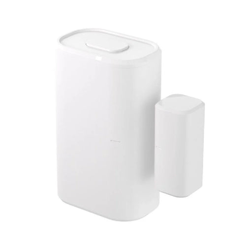 O SNZB-04P é um sensor inteligente de portas e janelas que permite monitorizar o seu estado, ativando outros dispositivos inteligentes, como luzes ou alarmes, quando deteta movimento. 