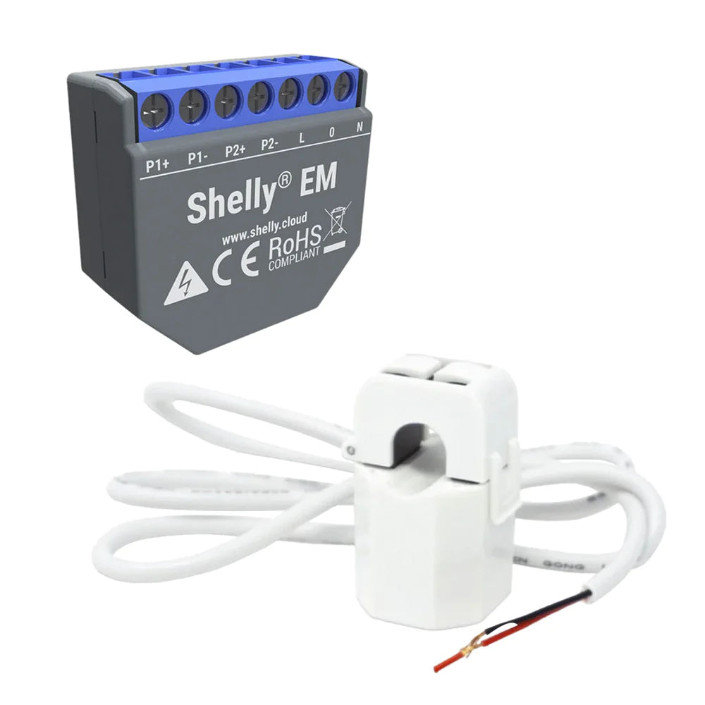 Com o Shelly EM+50A consegue monitorizar o consumo de qualquer eletrodoméstico, circuito elétrico ou equipamento de escritório (iluminação, tomadas, sistemas de segurança, aquecedores, ares condicionados, sistemas fotovoltaicos etc.) via WiFi, em qualquer lugar do mundo.