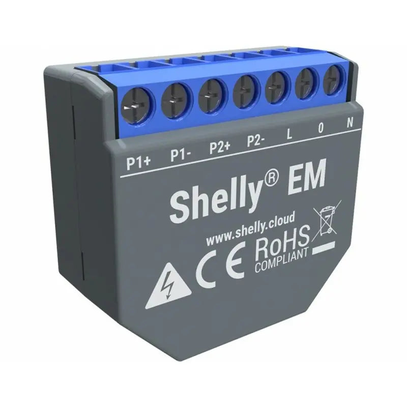 Com o Shelly EM consegue monitorizar o consumo de qualquer eletrodoméstico, circuito elétrico ou equipamento de escritório (iluminação, tomadas, sistemas de segurança, aquecedores, ares condicionados, sistemas fotovoltaicos etc.) via WiFi, em qualquer lugar do mundo.