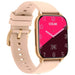 Smartwatch Colmi C60 Dourado com Pulseira de Silicone Creme - Relógio inteligente  Smartwatches