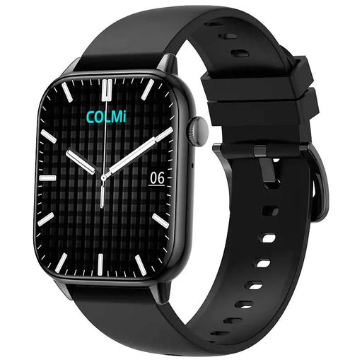 Smartwatch Colmi C60 Preto. Ecrã de 1,9". Monitor de frequência cardíaca. Monitor SpO2. Registo de sono. Chamadas Bluetooth. Resistência à água e à prova de poeira IP67.