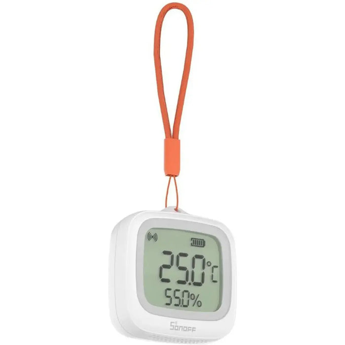 O SONOFF SNZB‑02WD é um sensor inteligente de temperatura e humidade com ecrã LCD e conectividade Zigbee 3.0, concebido para monitorizar em tempo real as condições em ambientes interiores e húmidos.