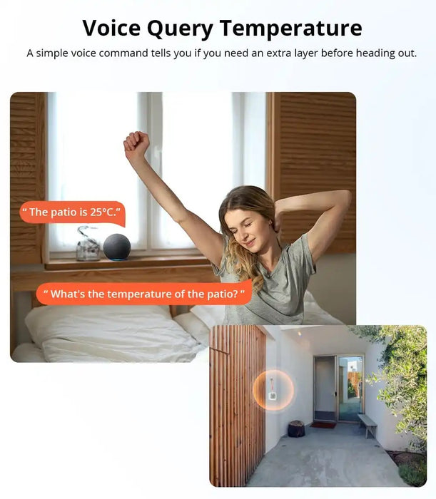O SONOFF SNZB‑02WD é um sensor inteligente de temperatura e humidade com ecrã LCD e conectividade Zigbee 3.0, concebido para monitorizar em tempo real as condições em ambientes interiores e húmidos.