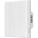 O Sonoff TX Ultimate (T5) WiFi é um interruptor de parede sensível ao toque com uma ampla área de toque e um design elegante, compatível com Amazon Alexa e Google Assistant.