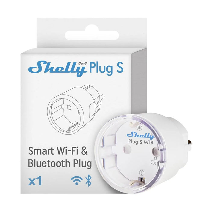 O Shelly Plug S Gen3 é uma tomada inteligente controlada por Wi-Fi com medidor de consumo e que permite controlar qualquer aparelho elétrico conectado