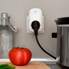 Load image into Gallery viewer, O Shelly Plug é uma tomada de energia inteligente, com conectividade Wi-Fi, capaz de controlar, automaticamente, a alimentação de qualquer dispositivo até 3500 W (16 A).
