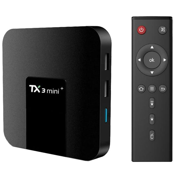 A Box Tanix Tx3 Mini Plus 4K tem 2GB RAM e 16GB ROM. Tem um processador Amlogic S905W2 Quad-Core 64 bits Cortex-A35, Android 11 e Dual Band. Transformar qualquer TV numa Smart TV.