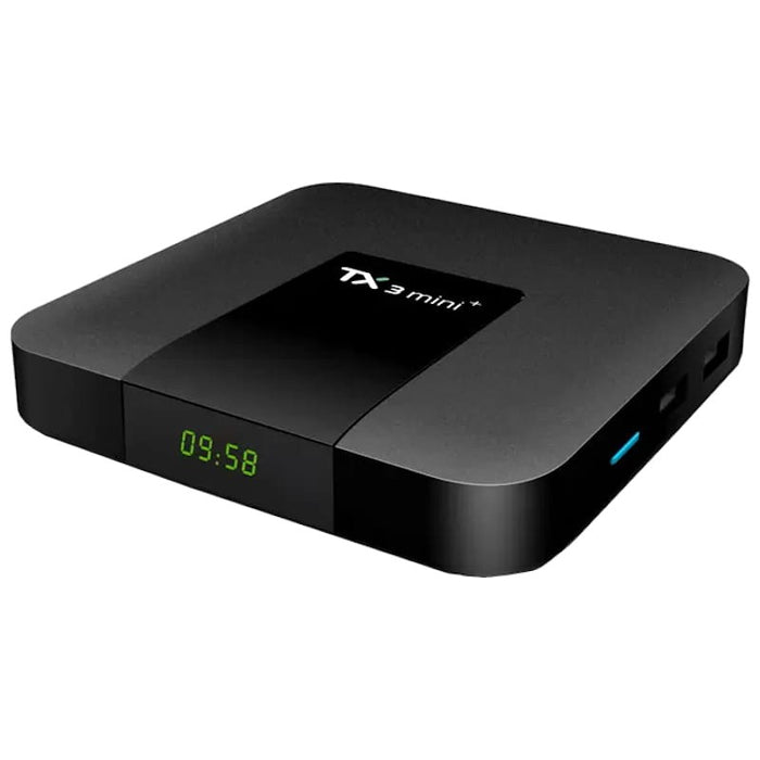 A Box Tanix Tx3 Mini Plus 4K tem 2GB RAM e 16GB ROM. Tem um processador Amlogic S905W2 Quad-Core 64 bits Cortex-A35, Android 11 e Dual Band. Transformar qualquer TV numa Smart TV.