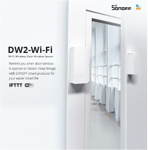 Sensor de Puerta y Ventana DW2 WiFi - Sonoff