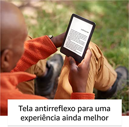  O Kindle mais leve e compacto, com ecrã de 6" e alta resolução de 300 ppi para apresentar texto e imagens de forma nítida. Ecrã antirreflexo semelhante ao papel verdadeiro.