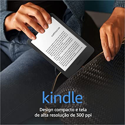  O Kindle mais leve e compacto, com ecrã de 6" e alta resolução de 300 ppi para apresentar texto e imagens de forma nítida. Ecrã antirreflexo semelhante ao papel verdadeiro.