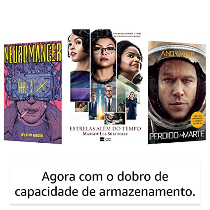  O Kindle mais leve e compacto, com ecrã de 6" e alta resolução de 300 ppi para apresentar texto e imagens de forma nítida. Ecrã antirreflexo semelhante ao papel verdadeiro.