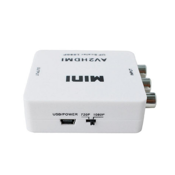 Conversor RCA/AV para HDMI 1080p - Branco freeshipping - InTek