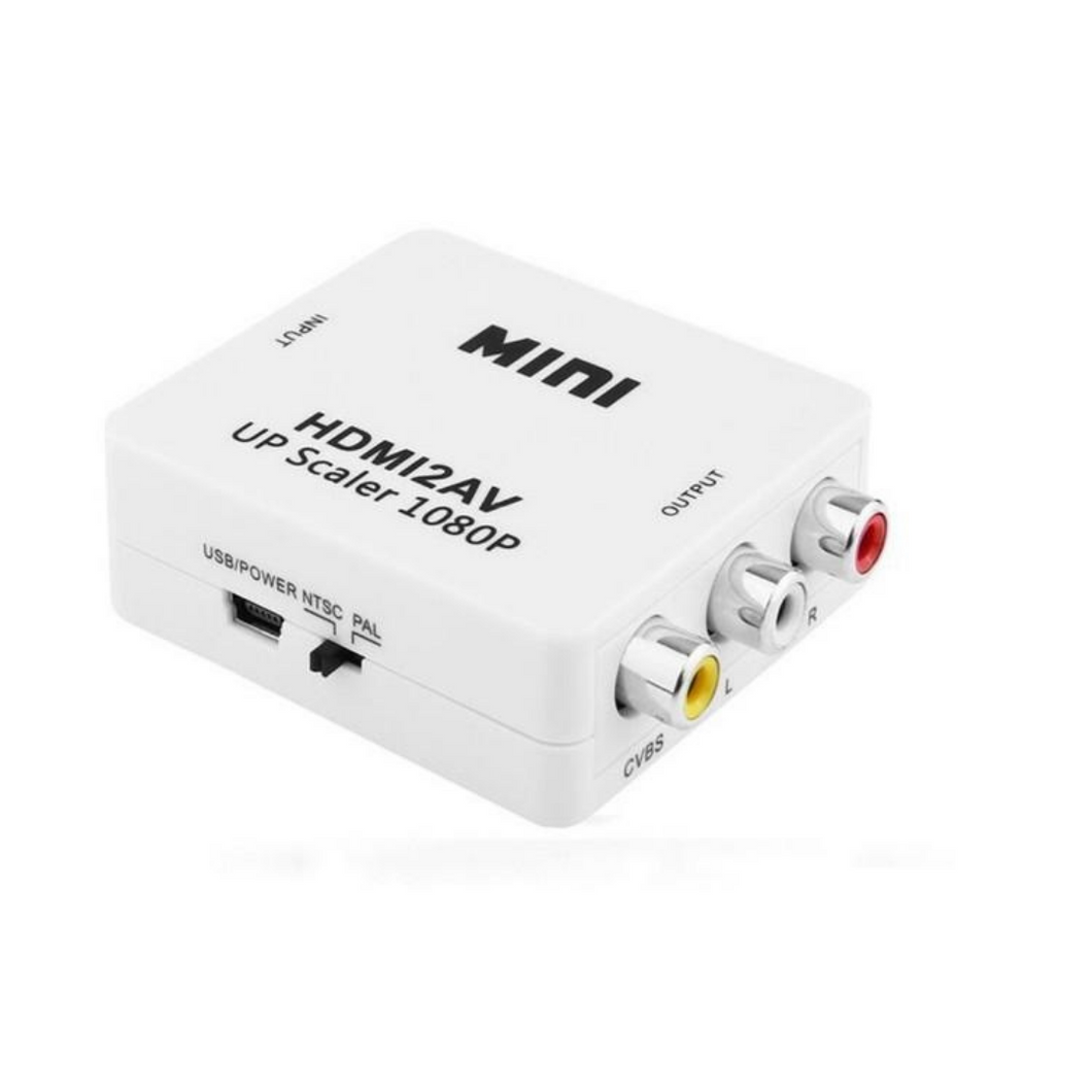 Conversor HDMI para RCA/AV 1080p - Branco freeshipping - InTek