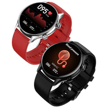Load image into Gallery viewer, Smartwatch Colmi i30 Silver with Red Silicone Strap - Smart watch
