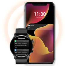 Carregar imagem no visualizador da galeria, Smartwatch Colmi i30 Preto com Pulseira de Silicone Preta - Relógio inteligente
