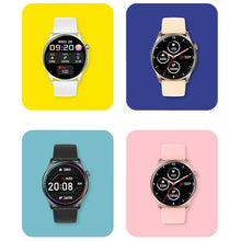 Carregar imagem no visualizador da galeria, Smartwatch Colmi SKY 8 Dourado com Pulseira de Silicone Creme - Relógio inteligente
