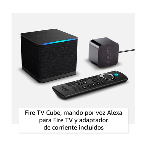 Amazon Fire TV Cube Ultra HD 4K 16 GB 2022, 2GB RAM e 16GB ROM, Dolby Atmos, Bluetooth 5.2, Assistente virtual Amazon Alexa e processador Octacore mais rápido de sempre.