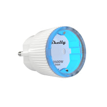 Load image into Gallery viewer, O Shelly Plug S é uma tomada inteligente controlada por Wi-Fi e que permite controlar a iluminação, o aquecimento ou qualquer outro aparelho elétrico conectado. Com medidor de  consumo.
